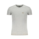 Aeronautica Militare Brown Cotton Men T-Shirt